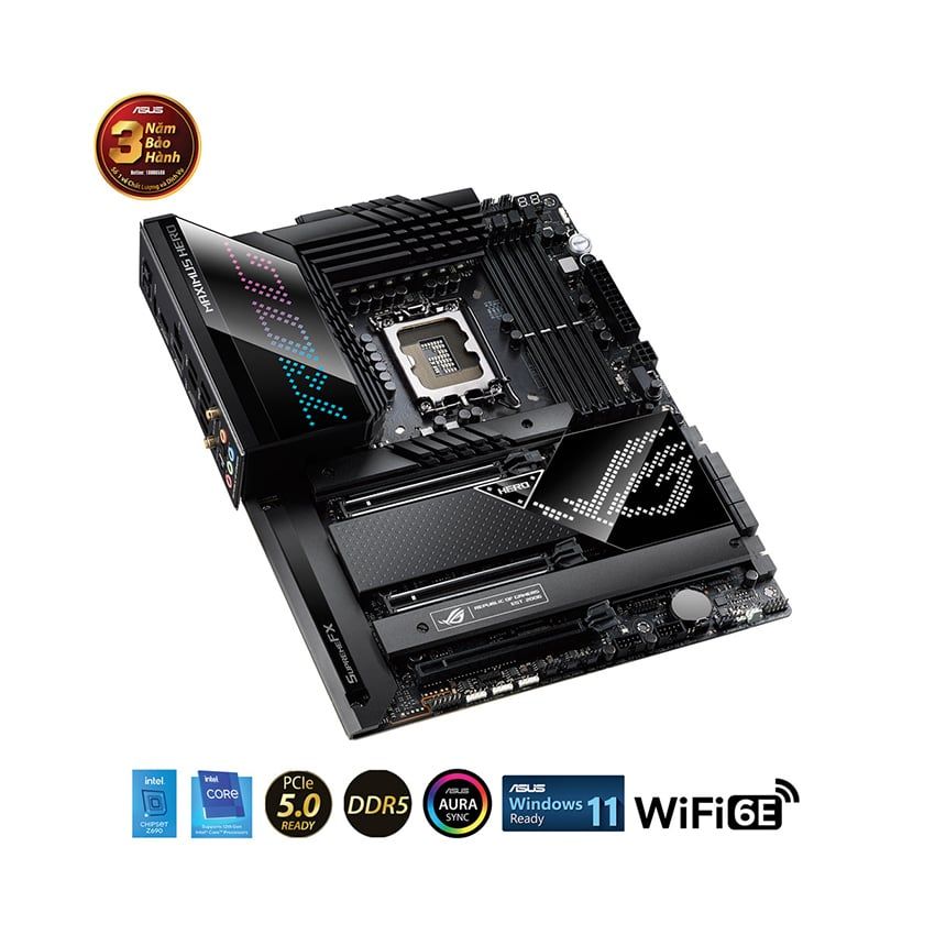 Main ASUS ROG MAXIMUS Z690 HERO (Intel Z690, Socket 1700, ATX, 4 khe RAM DDR5)