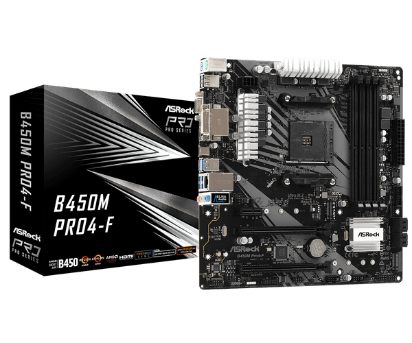 MAIN ASROCK B450M PRO4-F