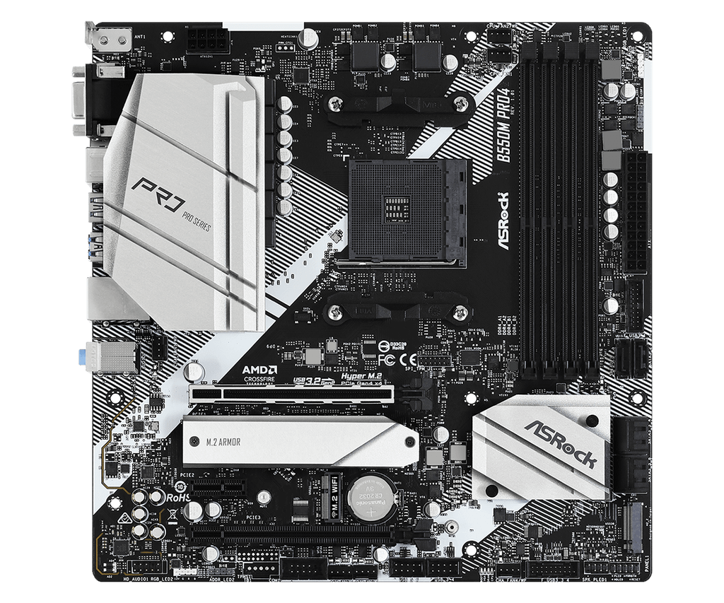 Main AMD ASRock B550M PRO4 ( AM4 / m-ATX / 4xDDR4 )