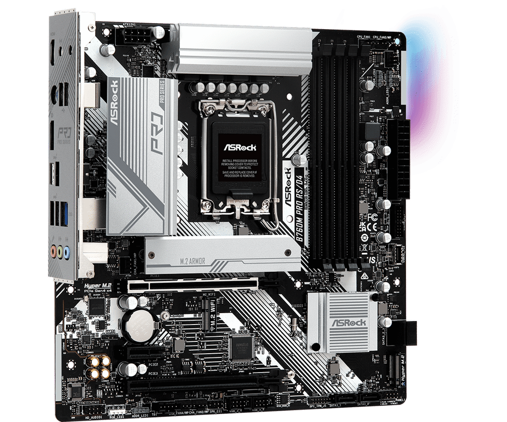 Main ASROCK B760M PRO RS/D4 ( LGA1700 | M-ATX | 4XDDR4 )