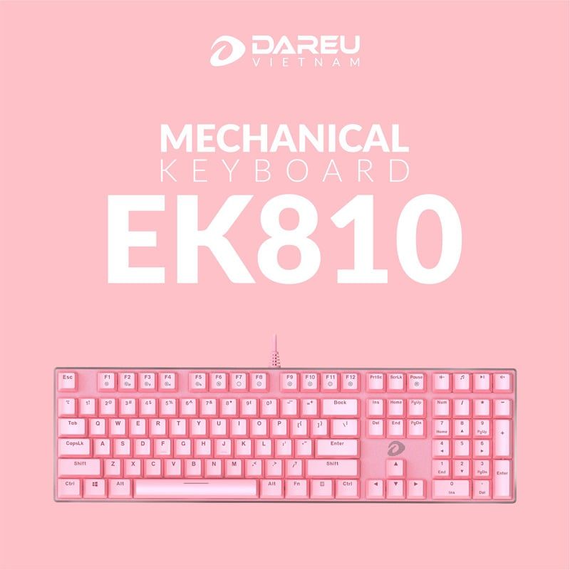 Bàn Phím Cơ Gaming DAREU EK810 QUEEN