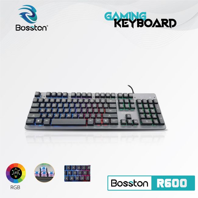 Phím Gaming Bosston R600 LED