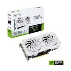 CARD MÀN HÌNH ASUS RTX 4060 DUAL 8GB GDDR6 OC EDITION WHITE