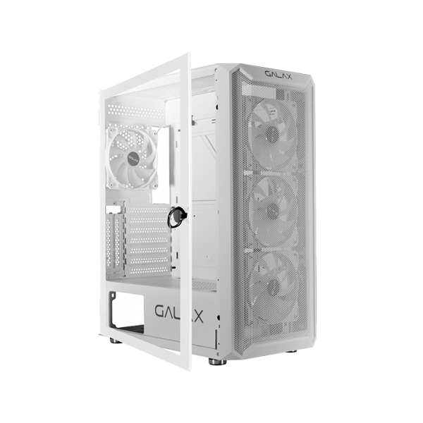 Case GALAX Revolution-07 White 4FAN RGB