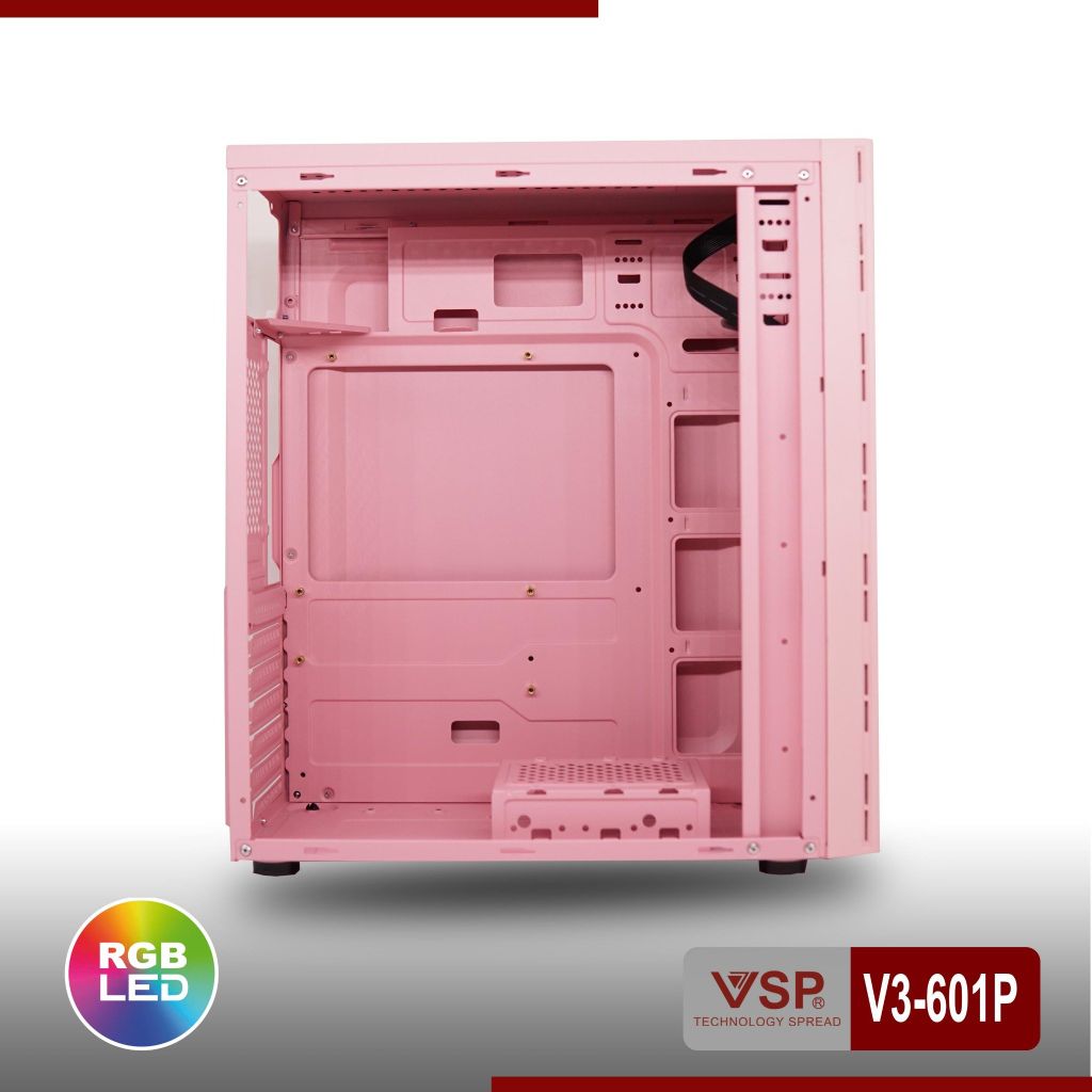 Case Vsp Gaming V3-601p Pink