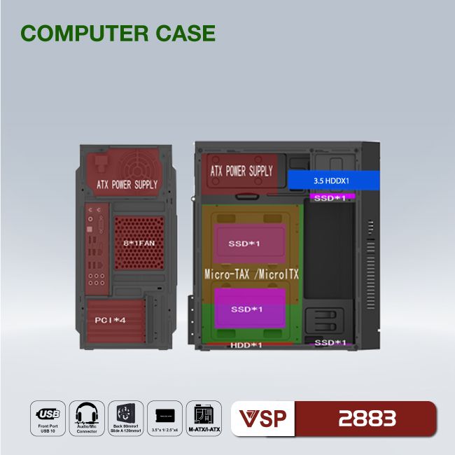 Case Văn Phòng VSP 2883