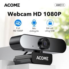 Webcam ACOME AWC11 Có Mic Full HD 1080P Ảnh Siêu Nét