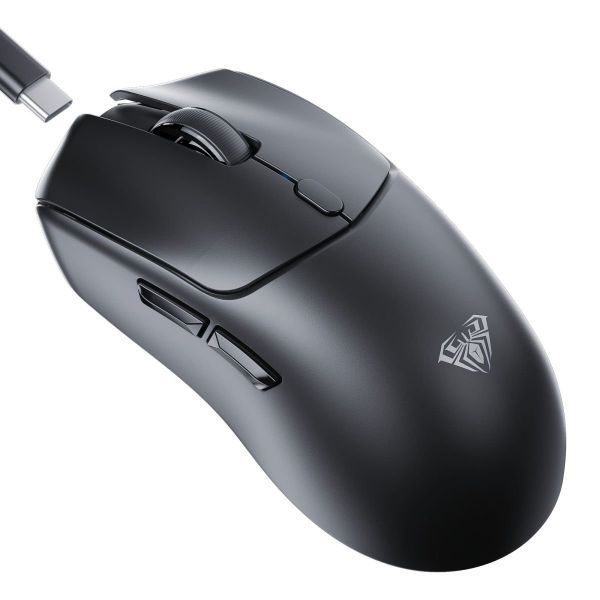 Chuột Gaming AULA SC580X Wireless Black (Bluetooth, Wireless 2.4G, có dây Type-C)