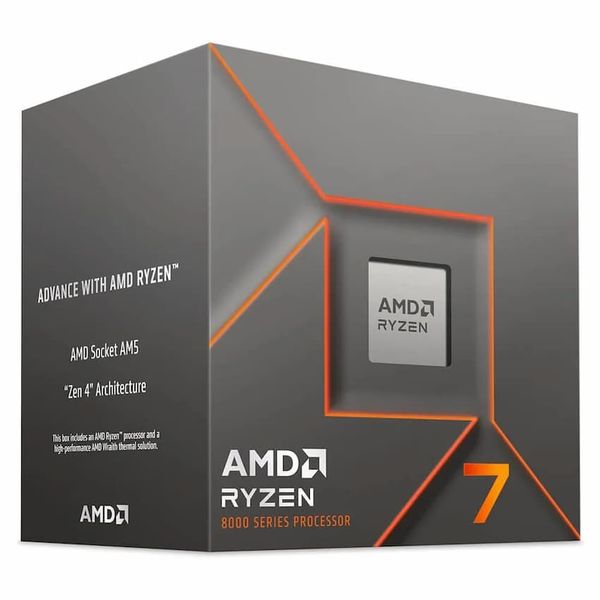 CPU AMD Ryzen 7 8700F ( 8 NHÂN 16 LUỒNG / 4.1 - 5.0 GHz / 24MB ) BOX CHÍNH HÃNG