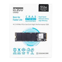 SSD Klevv CRAS C710 512GB - M.2 2280 NVME PCIe Gen3x4