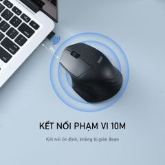 Chuột Không Dây ROBOT M350 - Bluetooth & Wireless 2.4 GHz