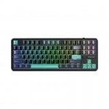 BÀN PHÍM CƠ GAMING AULA F87/ F87 PRO 3 MODE (Phiên bản Xanh đậm+đen+xanh cổ vịt/ Greywood V4 switch)