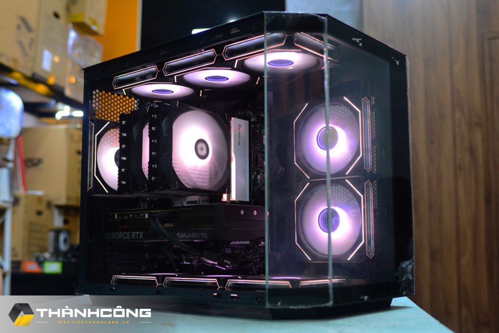 TCPC CUBI PRO (RTX 4070 12GB| I5 14600KF | MAIN B760 WIFI | RAM D5 32GB | SSD 500GB NVME | 750W)