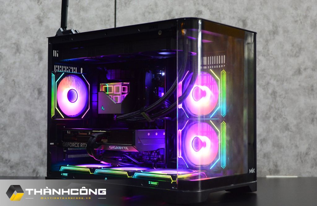 TCPC ALPHA PRO (RTX 4070 SUPER 12GB | CPU I7 14700KF | MAIN B760 WIFI D5 | RAM D5 32GB | SSD 500GB | 1000W)