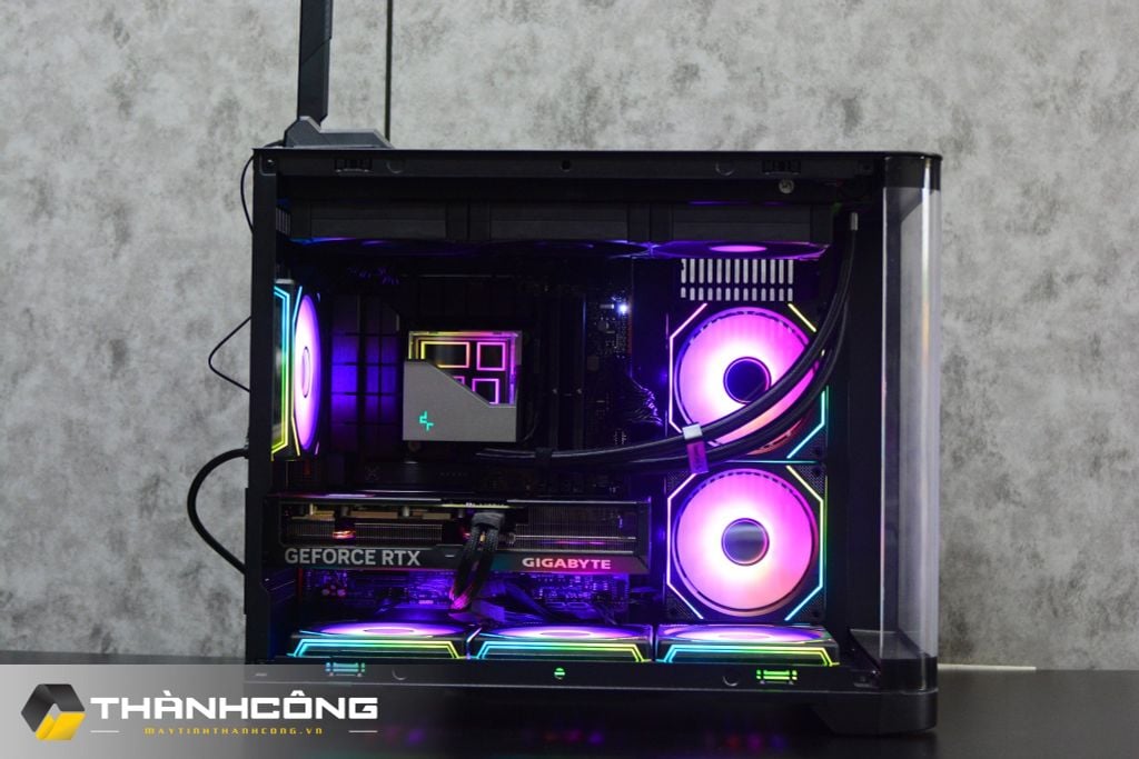 TCPC ALPHA PRO (RTX 4070 SUPER 12GB | CPU I7 14700KF | MAIN B760 WIFI D5 | RAM D5 32GB | SSD 500GB | 1000W)