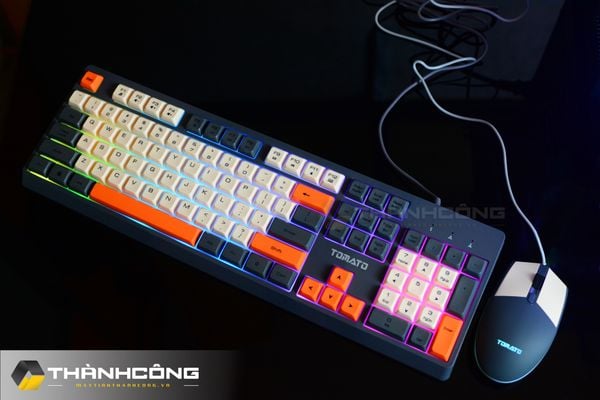 COMBO PHÍM CHUỘT TOMATO S100 RGB MIX KEYS