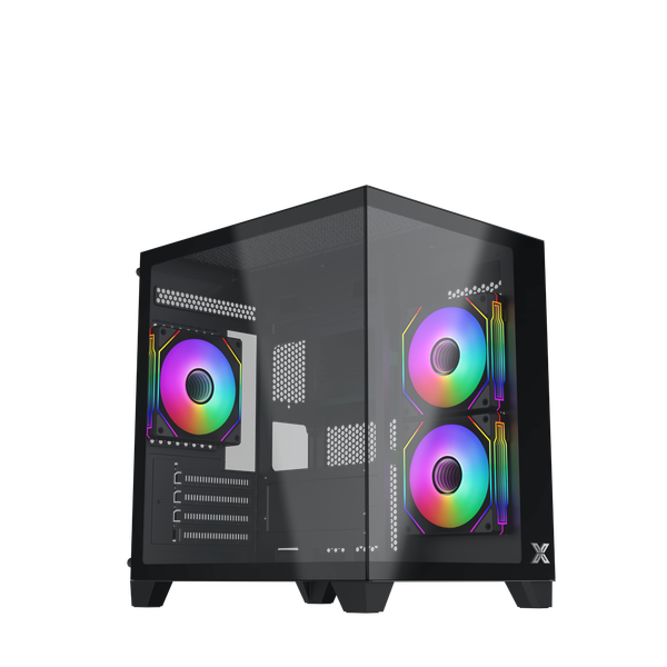 CASE Xigmatek AQUA M NANO 3GF (3 FAN) M-ATX