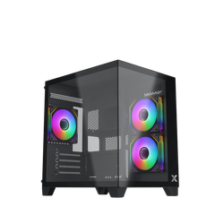 CASE Xigmatek AQUA M NANO 3GF (3 FAN) M-ATX