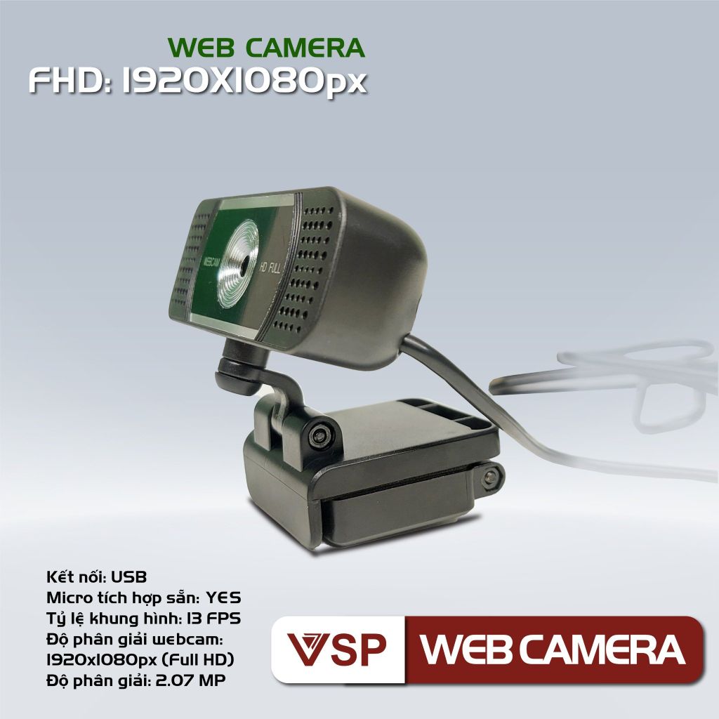 Webcam VSP Full HD 1920x1080 2.07Mp