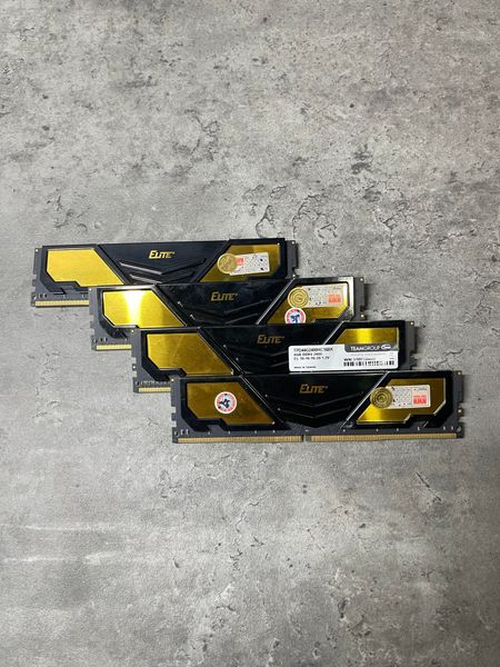 KIT Ram TEAMGROUP Elite Plus DDR4 16GB (4X4GB) Buss 2400 Tản nhiệt | USED