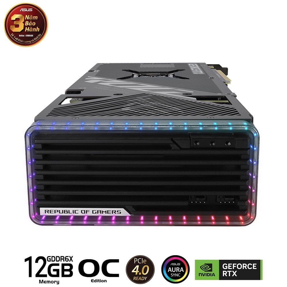 Card màn hình RTX 4070 ASUS ROG Strix 12GB OC Edition (ASUS-ROG-STRIX-RTX4070-O12G-GAMING)