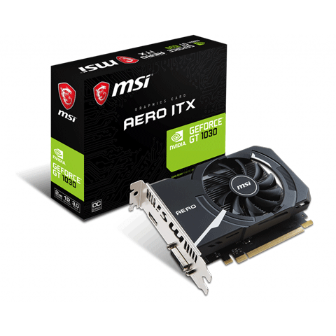 VGA MSI Geforce GT1030 AERO ITX 2GB OC