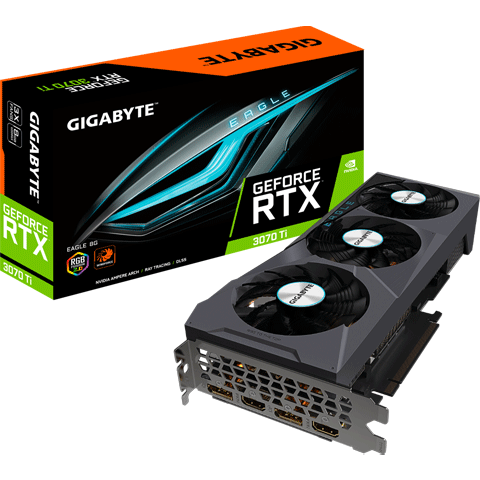 CARD MÀN HÌNH GIGABYTE GEFORCE RTX 3070 TI EAGLE 8G
