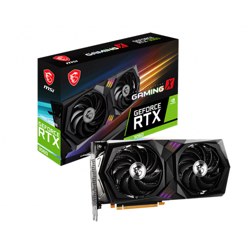 CARD MÀN HÌNH MSI GEFORCE RTX 3060 GAMING X 12G V2 (LHR)