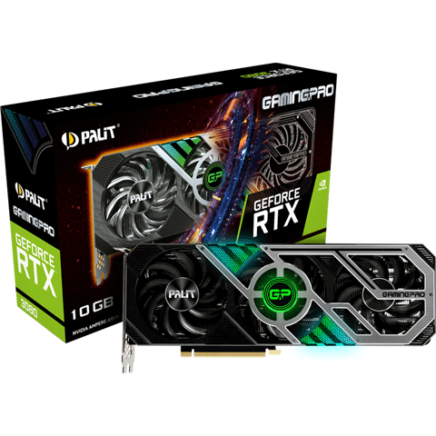 CARD MÀN HÌNH PALIT GEFORCE RTX 3080 GAMINGPRO 10G
