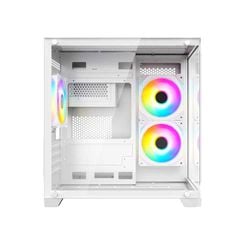 Case MAGIC Aqua-M Ultra White | M-ATX (No Fan)