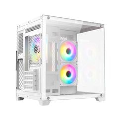 Case MAGIC Aqua-M Ultra White | M-ATX (No Fan)