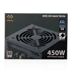 Nguồn máy tính INFINITY ECO 450W 80 PLUS SINGLE RAIL
