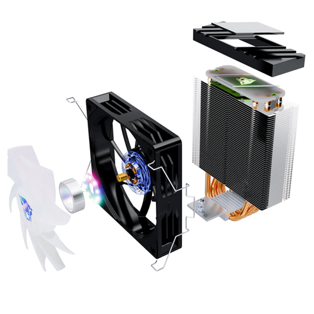 Tản nhiệt khí Leopard K400 RGB - Black