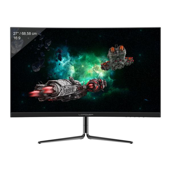 Màn hình cong LC Power LC-M27-FHD-165-C-V2 (27 inch | FHD | VA | 165Hz | HDMI + DP)