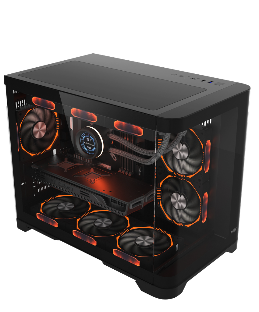 CASE MIK FOCALORS M BLACK M-ATX