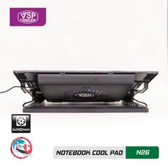 Đế Tản Nhiệt Laptop Fan VSP Cooler N26 (1*Fan 14cm)