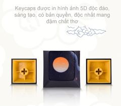 Bàn phím cơ không dây Newmen GM1000 Hạc Vũ Ánh Trăng (KailhBox Red Axis)