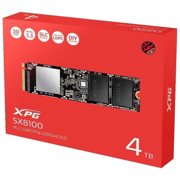 Ổ cứng SSD 4TB Adata XPG SX8100 NVMe Gen3x4