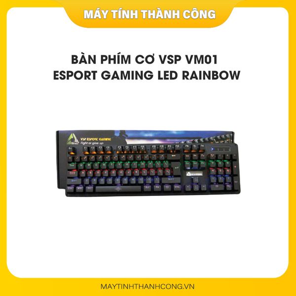 Bàn Phím Cơ VSP VM01 ESPORT GAMING Đen BH 6 Tháng