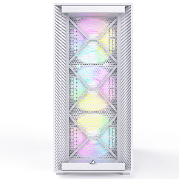 Case Montech AIR 1000 Premium ATX Mid Tower Case - 4 Fan ARGB - WHITE