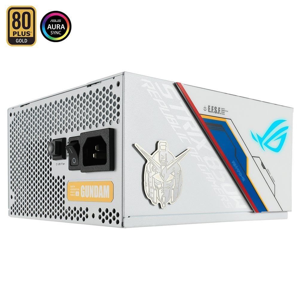 Nguồn máy tính ASUS ROG STRIX 850W GUNDAM EDITION - 80 PLUS GOLD - FULL MODULAR