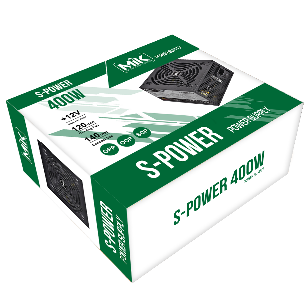 Nguồn Máy Tính PSU MIK S-POWER 400W