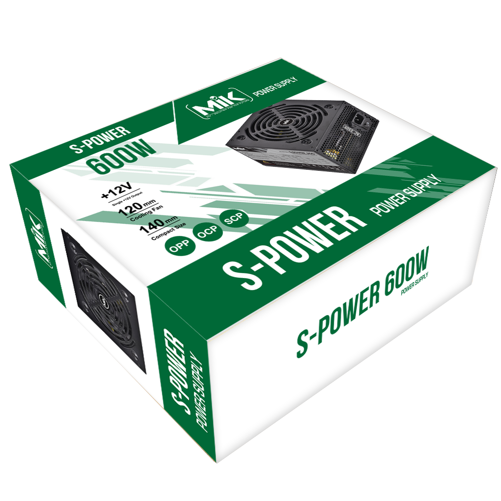 Nguồn Máy Tính PSU MIK S-POWER 600W