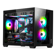 Case Segotep Lumi II Black MATX