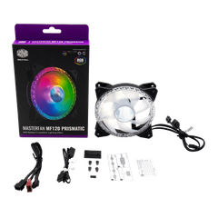 KIT 3FAN CASE COOLER MASTER MASTERFAN MF120 PRISMATIC ARGB
