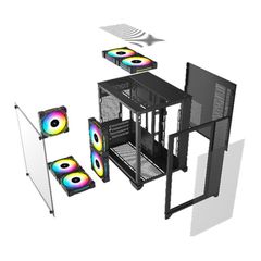 Case Magic Aqua Elite | M-ATX | Không Fan | Đen