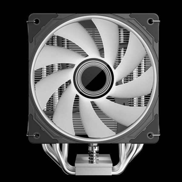Tản nhiệt khí CPU CoolMoon GT600 ARGB - Black (Hiển thị nhiệt độ)