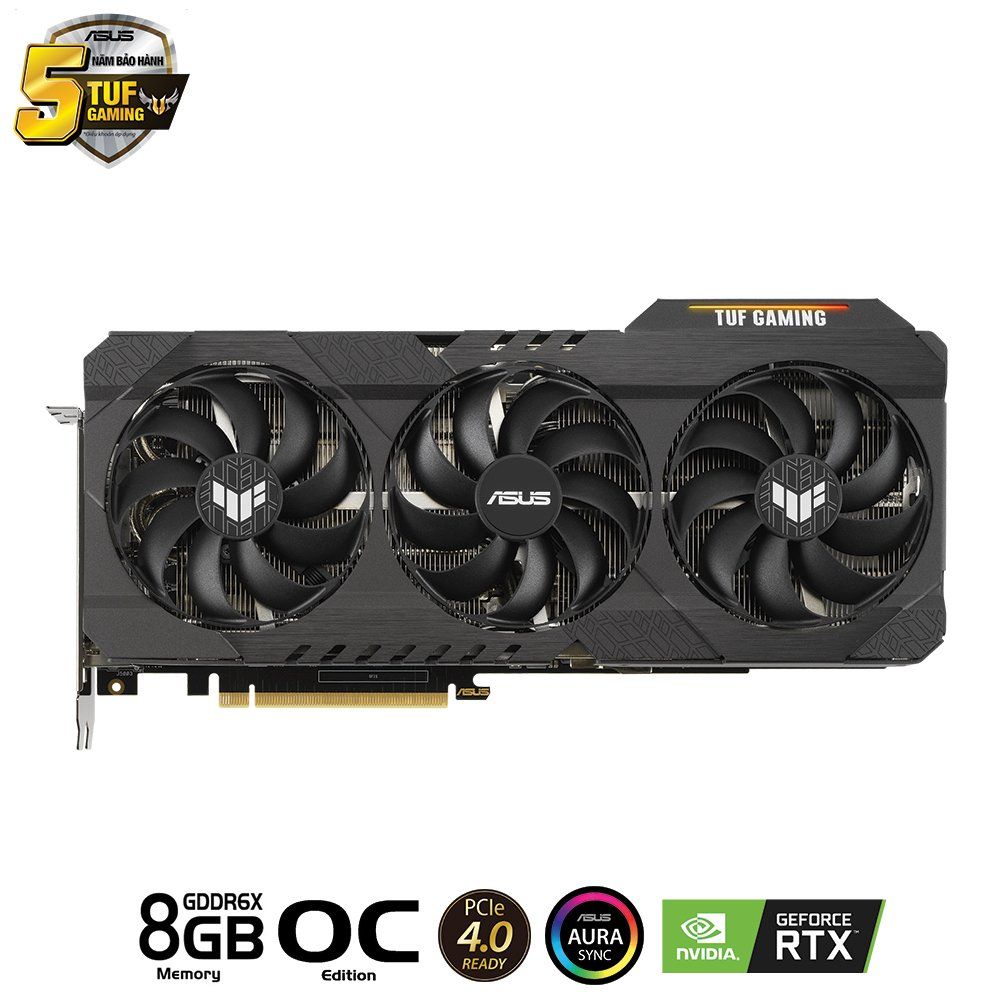 CARD MÀN HÌNH ASUS TUF GAMING GEFORCE RTX 3070 TI OC 8GB GDDR6X