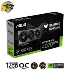 CARD MÀN HÌNH ASUS RTX 4070 SUPER TUF 12GB OC GDDR6X