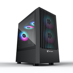 Case Jetek Game Squid X1 Black (Tặng 3 Fan Led)